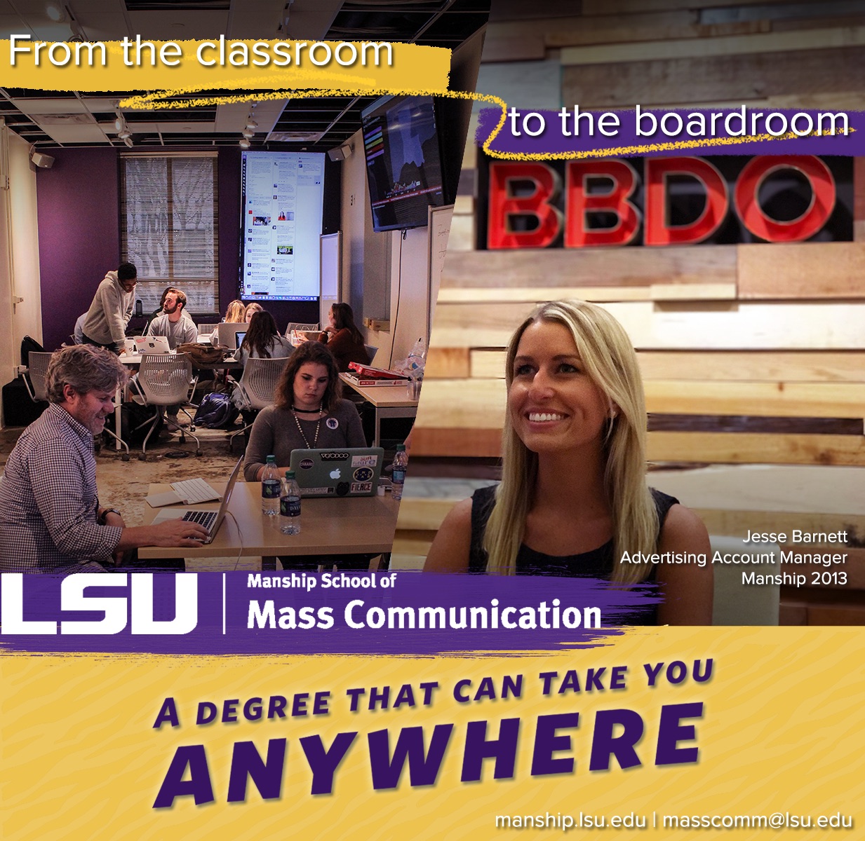 Areas of Study LSU Manship School of Mass Communication