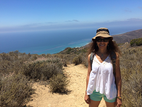 Photo of Patricia Persaud off the coast of Southern California