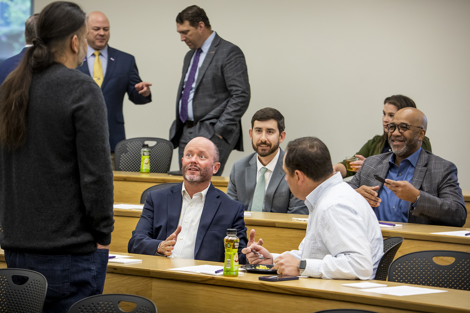 The BRAC group visited LSU's E. J. Ourso College of Business, which took the opportunity to showcase the extensive range of academic and development programs.