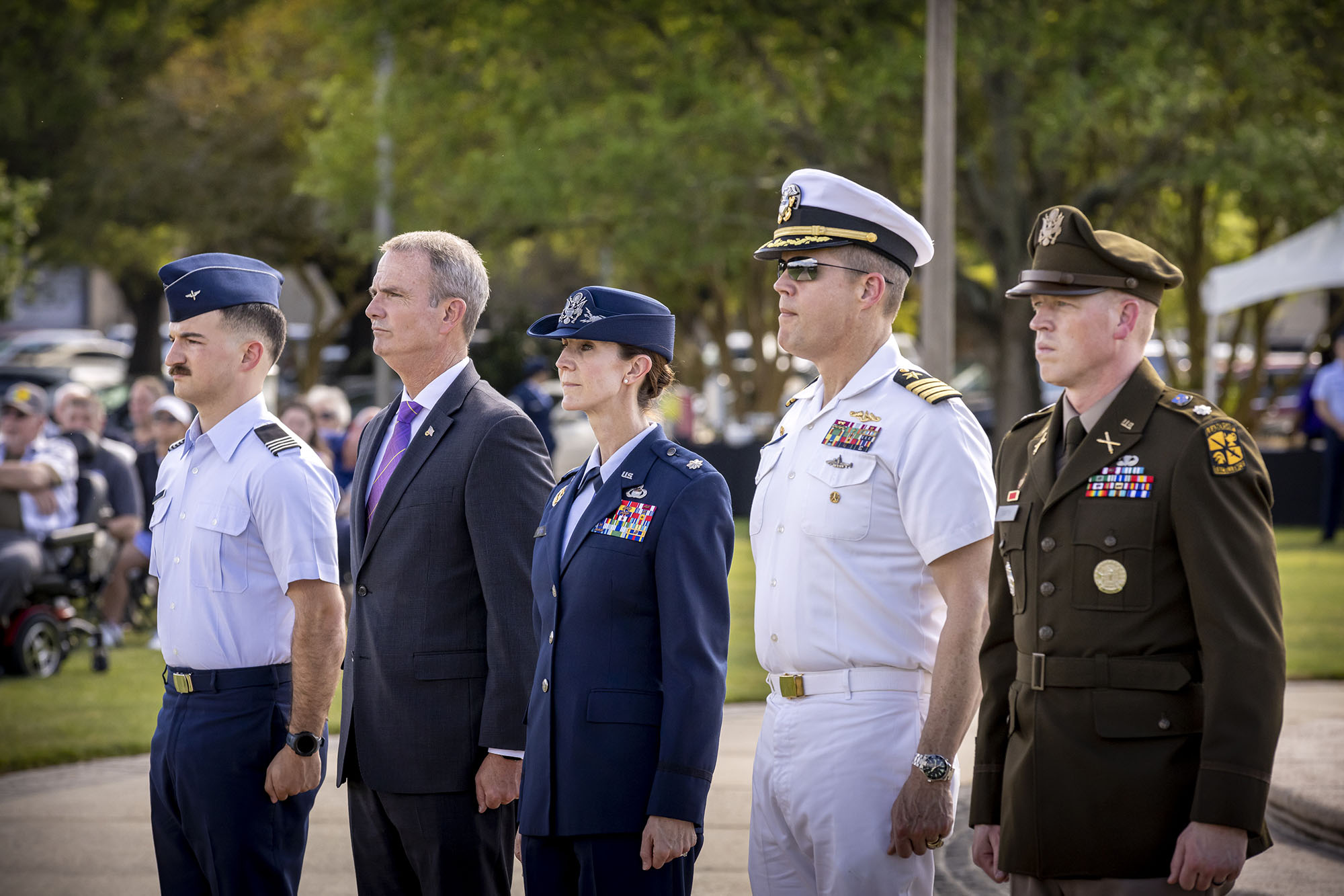 Col. Lisa O’Neil in Presidents Day parade