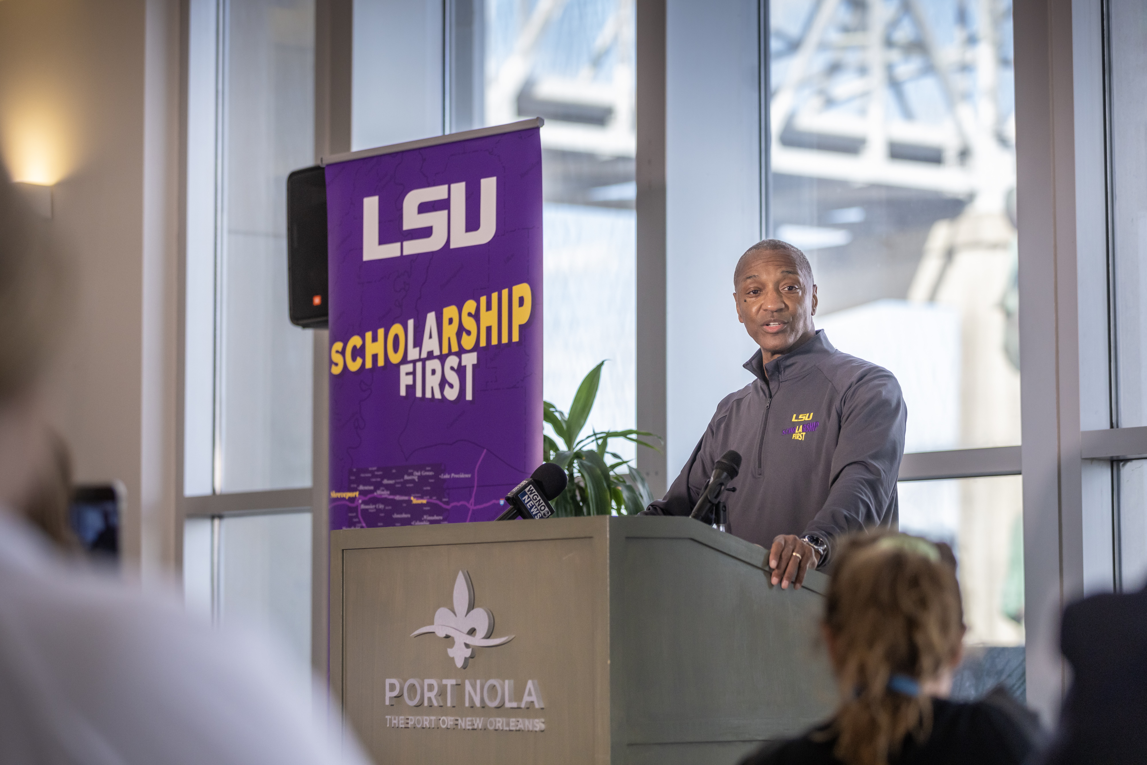 Scholarship First bus tour stop