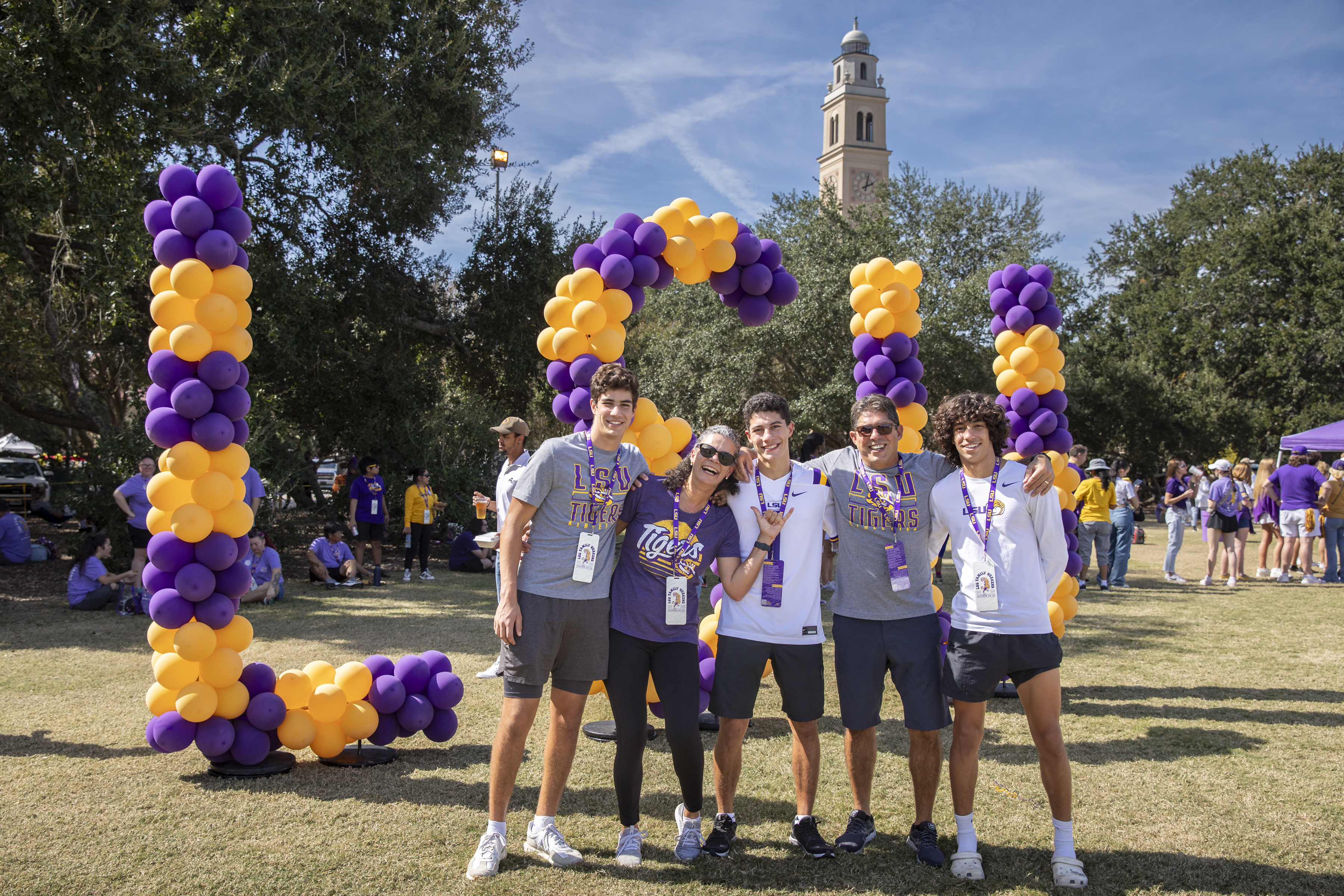 Family Weekend tailgate