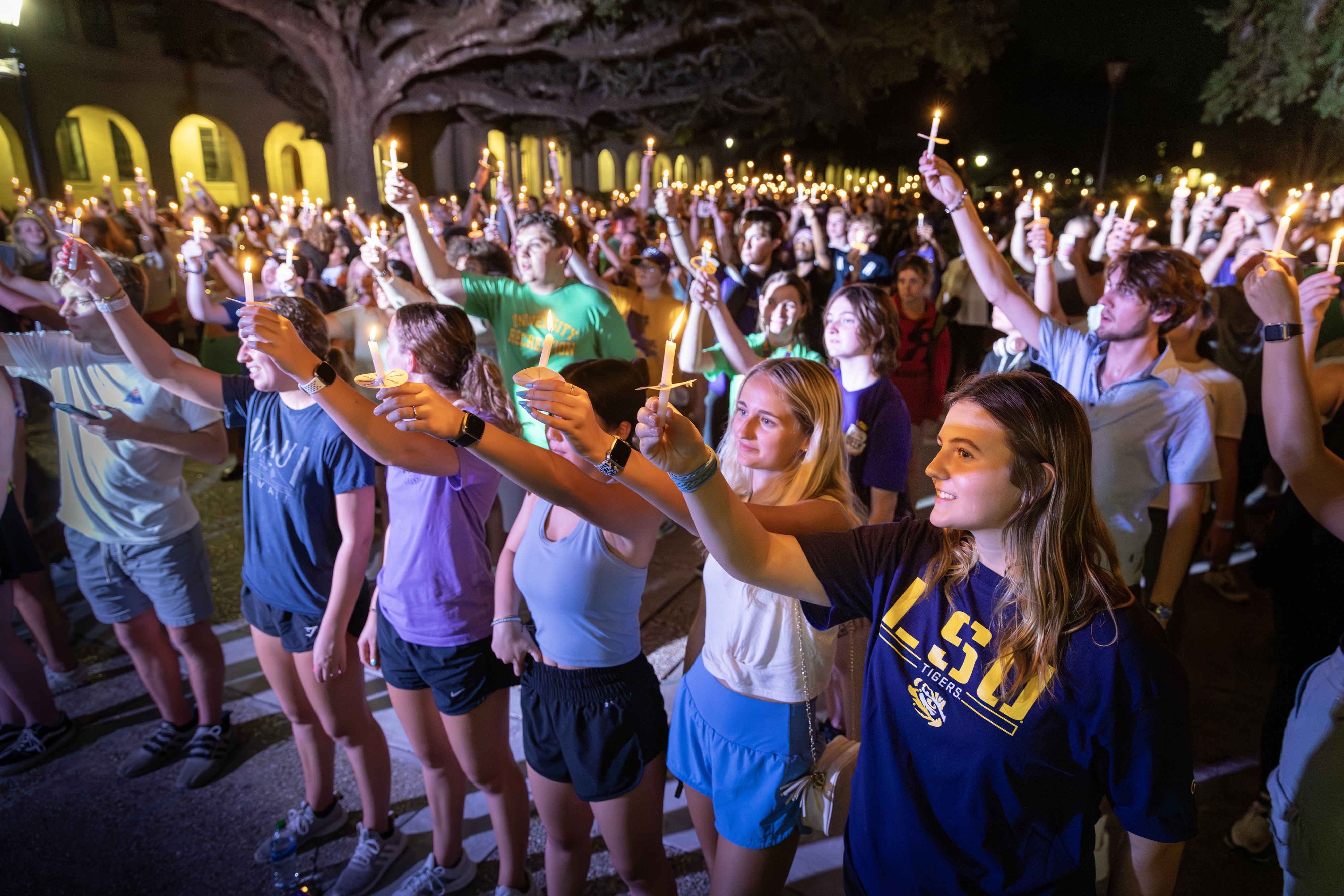 Welcome Week twilight ceremony