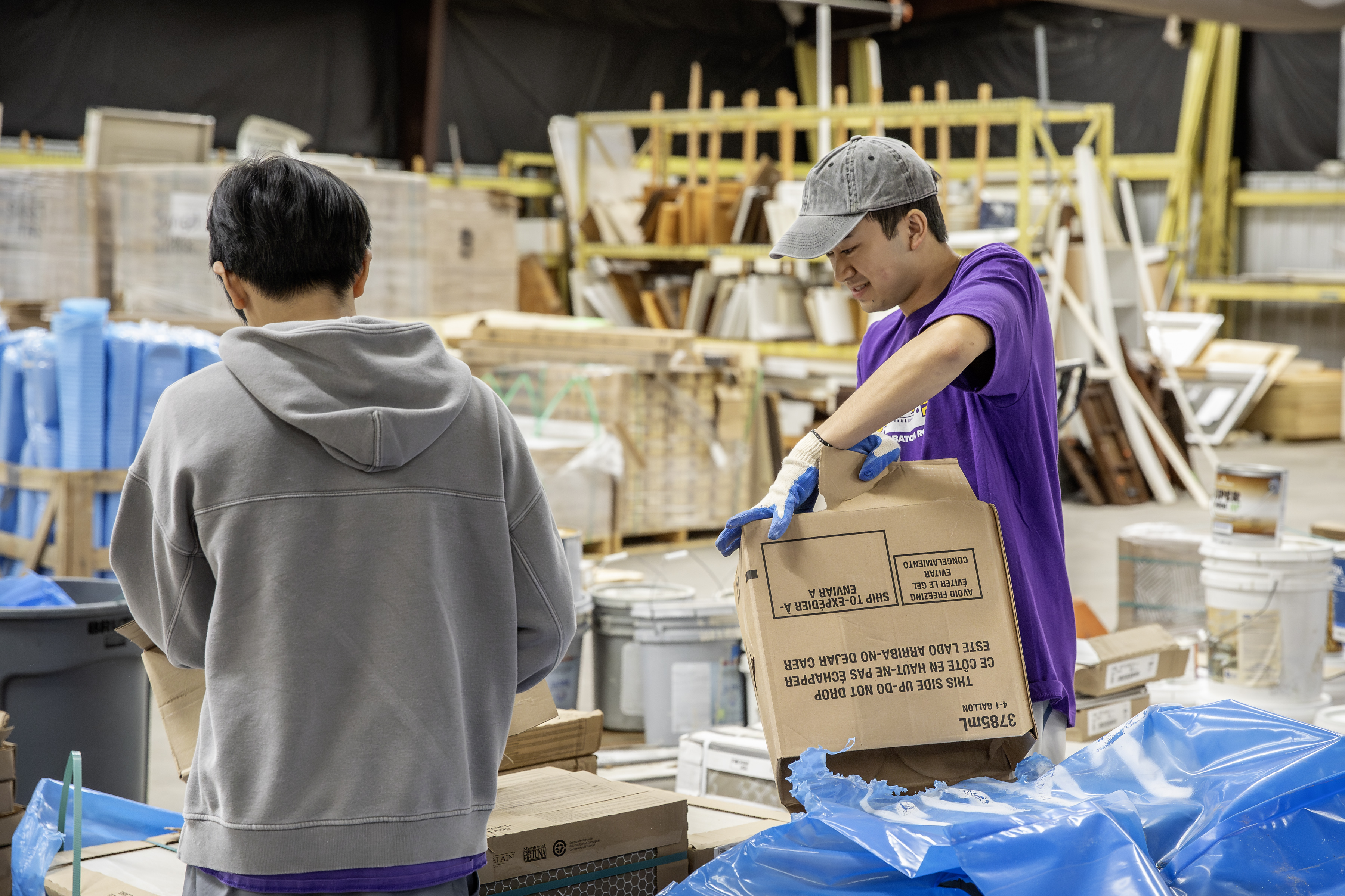 Students take part in LSU's annual Geaux Big Baton Rouge day of service on April 13, 2024.