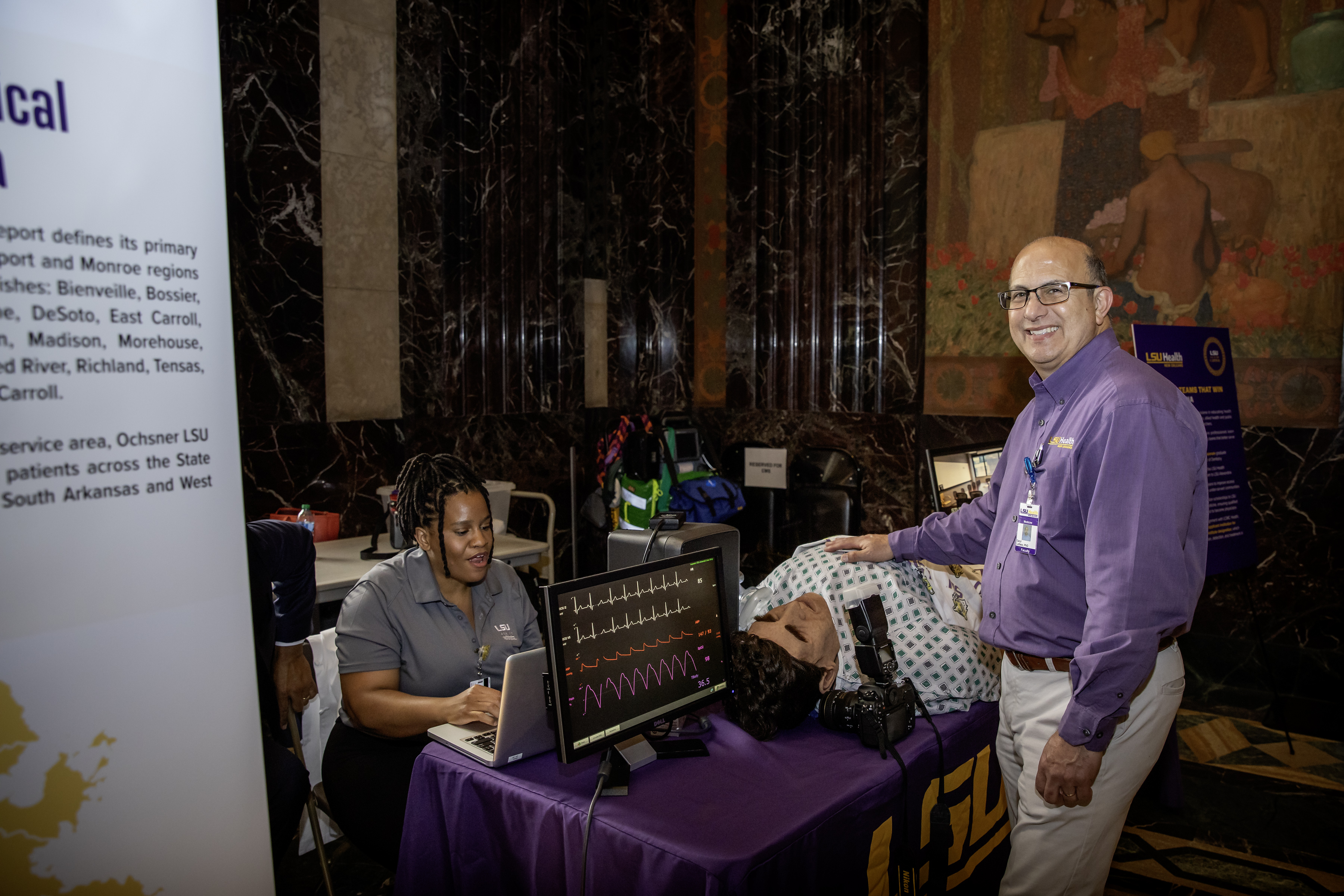 Scenes from LSU Day at the Capitol on April 24, 2024. 