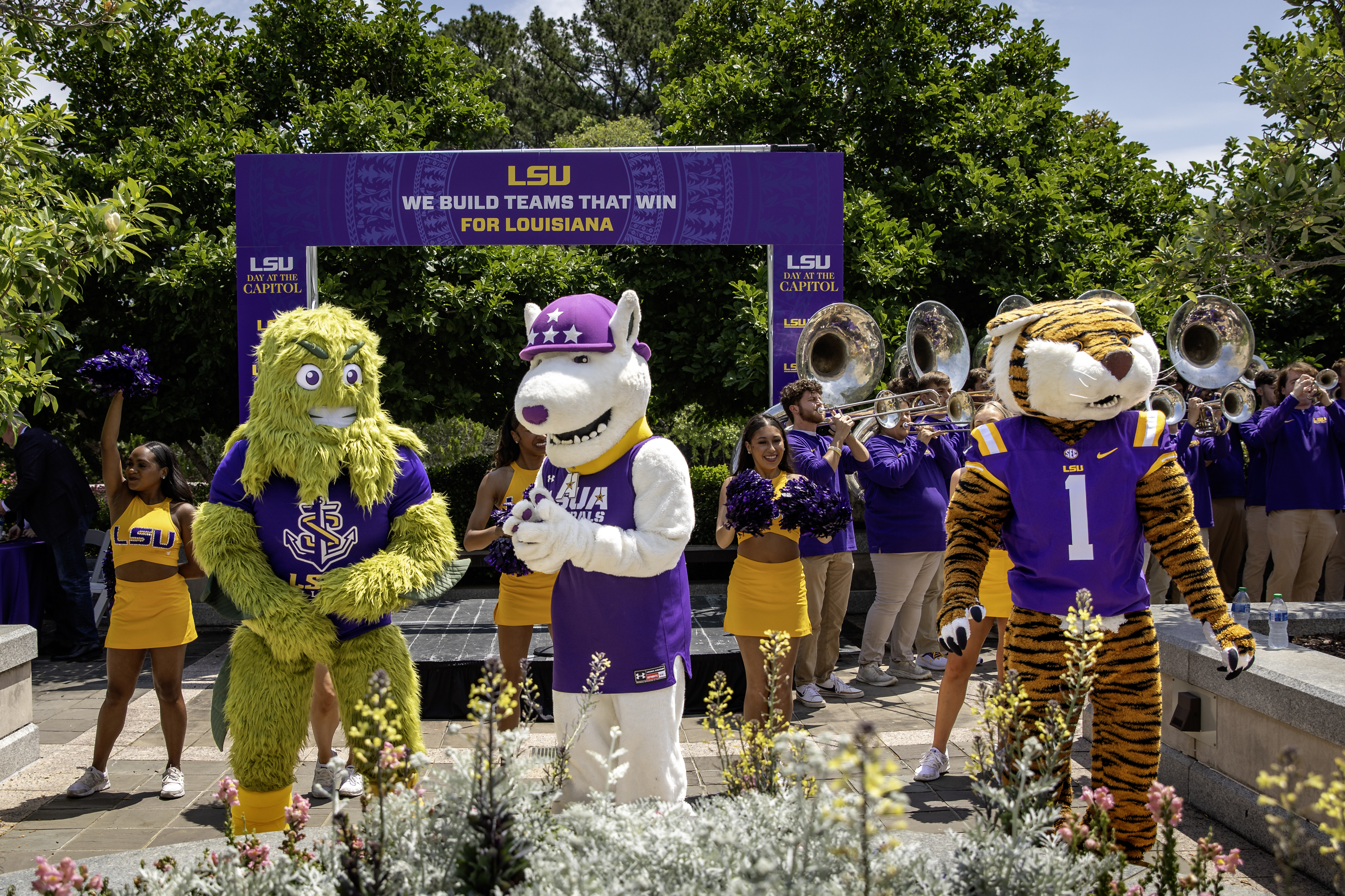 Scenes from LSU Day at the Capitol on April 24, 2024. 