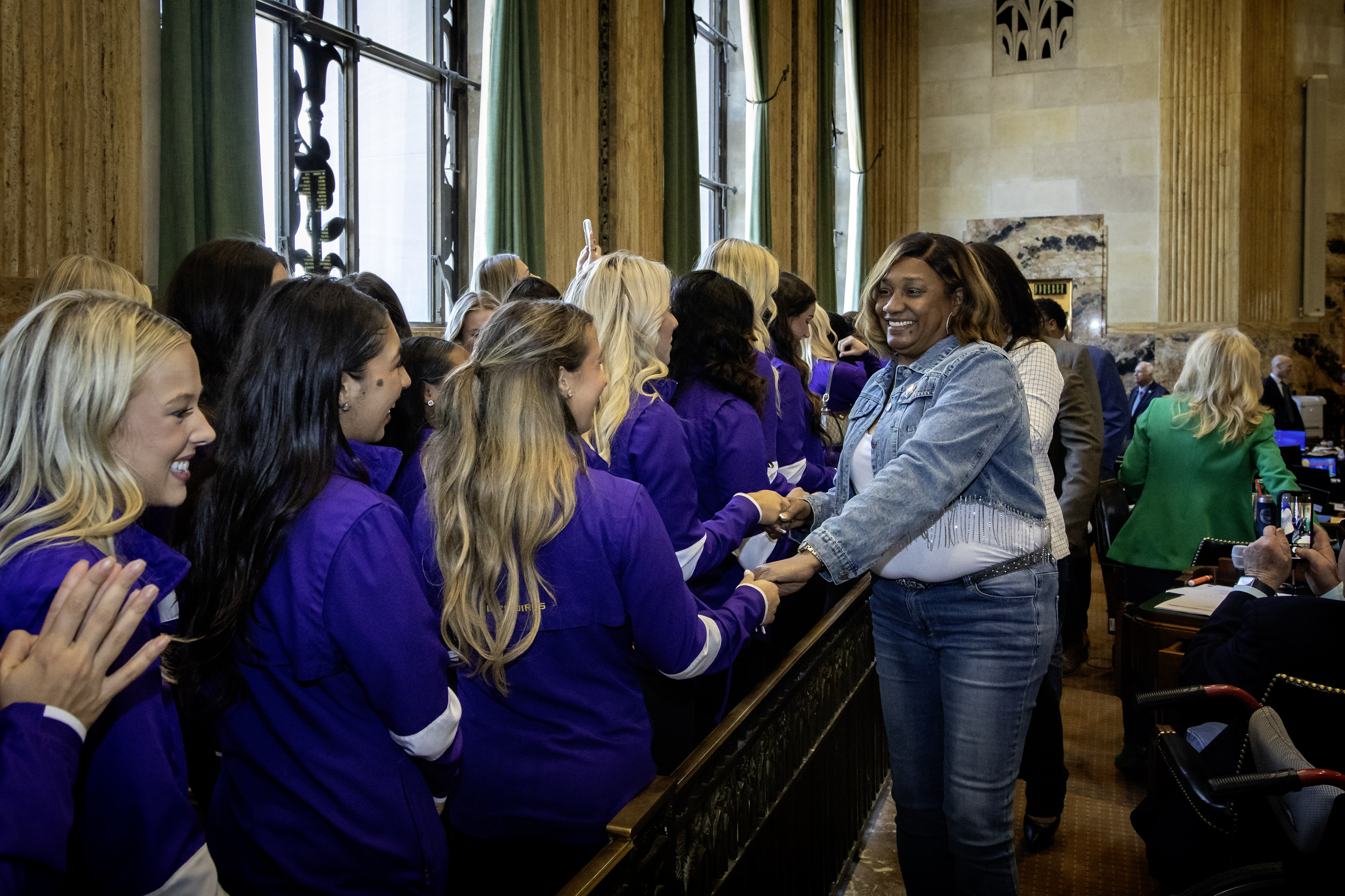 Scenes from LSU Day at the Capitol on April 24, 2024. 