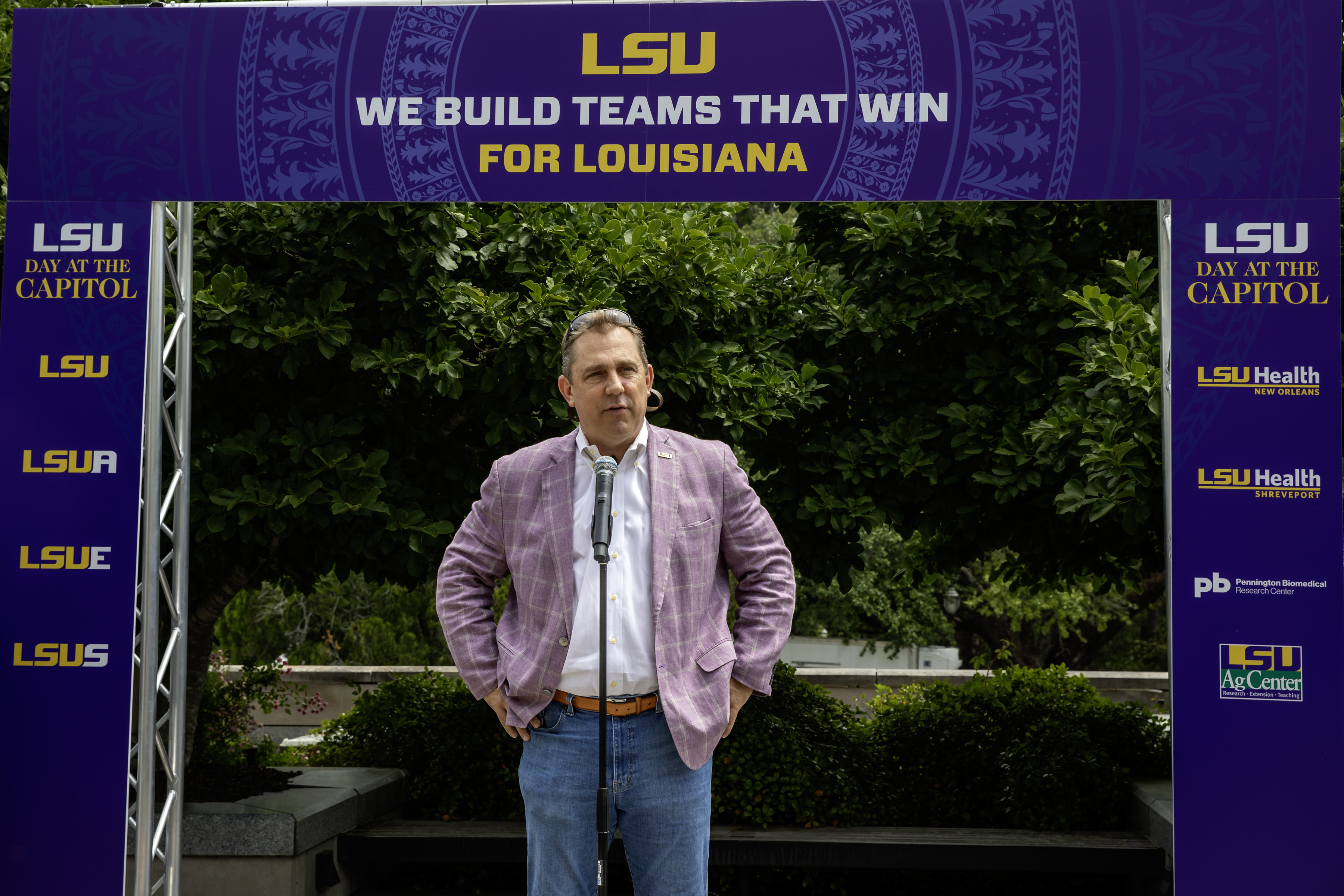 Scenes from LSU Day at the Capitol on April 24, 2024. 