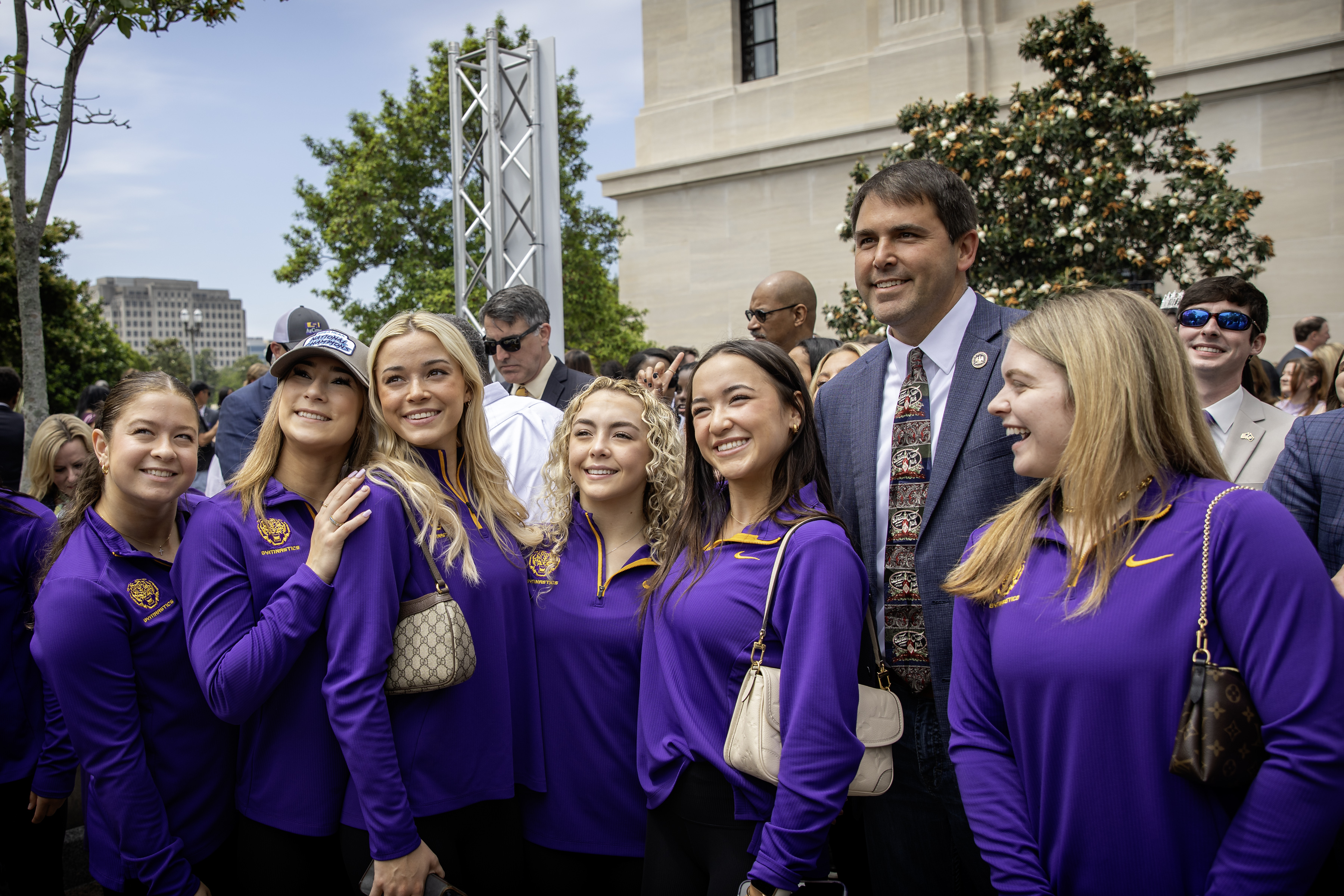 Scenes from LSU Day at the Capitol on April 24, 2024. 