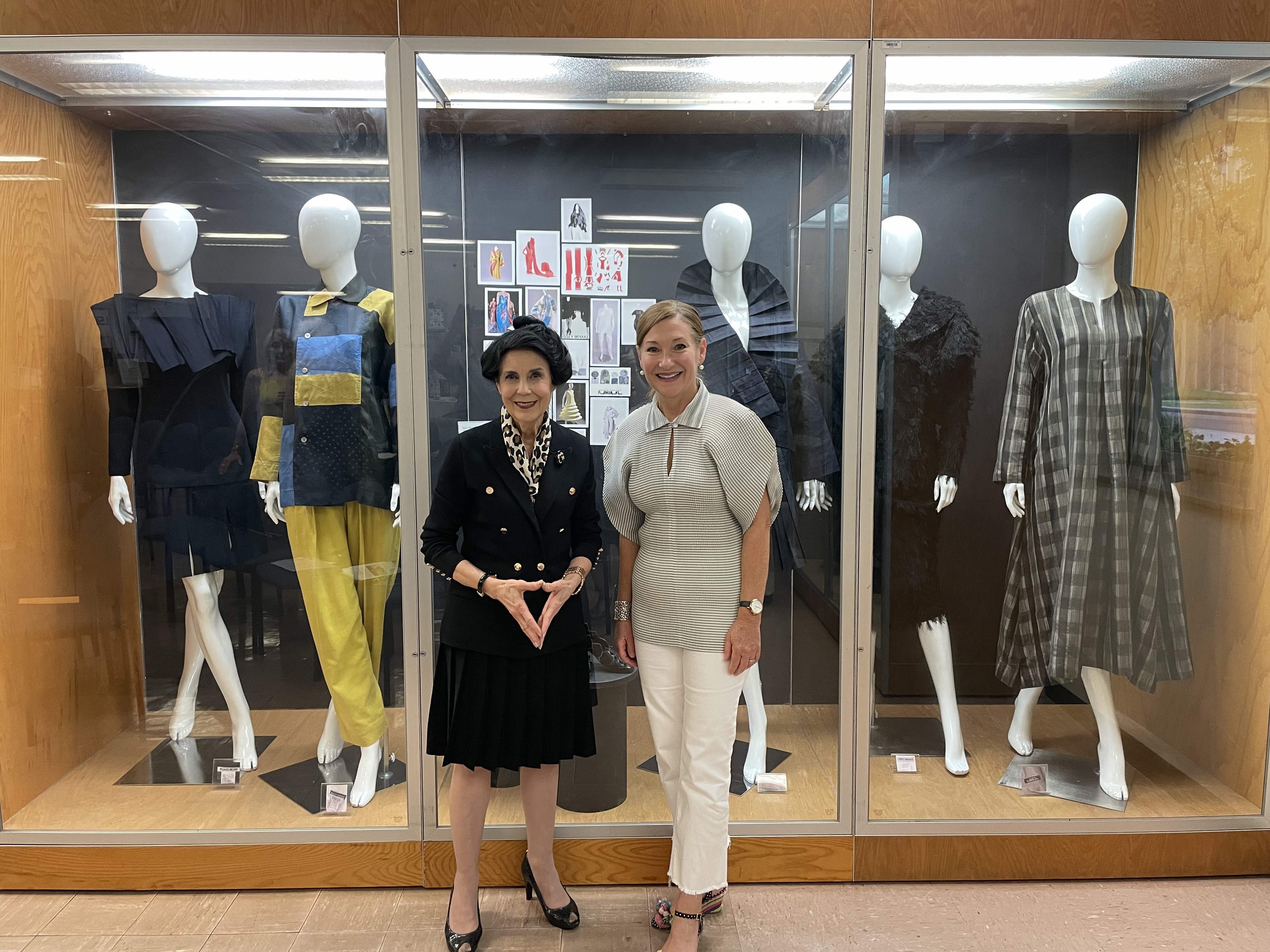 yvone lafleur with Friends of the textile museum