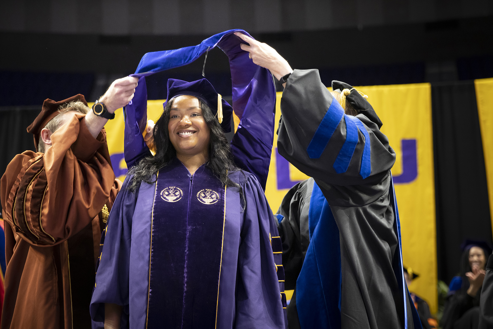 Student honored during commencement ceremony