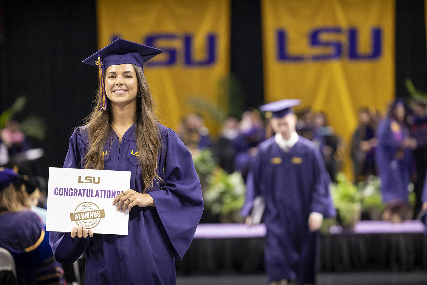 Student honored during commencement ceremony