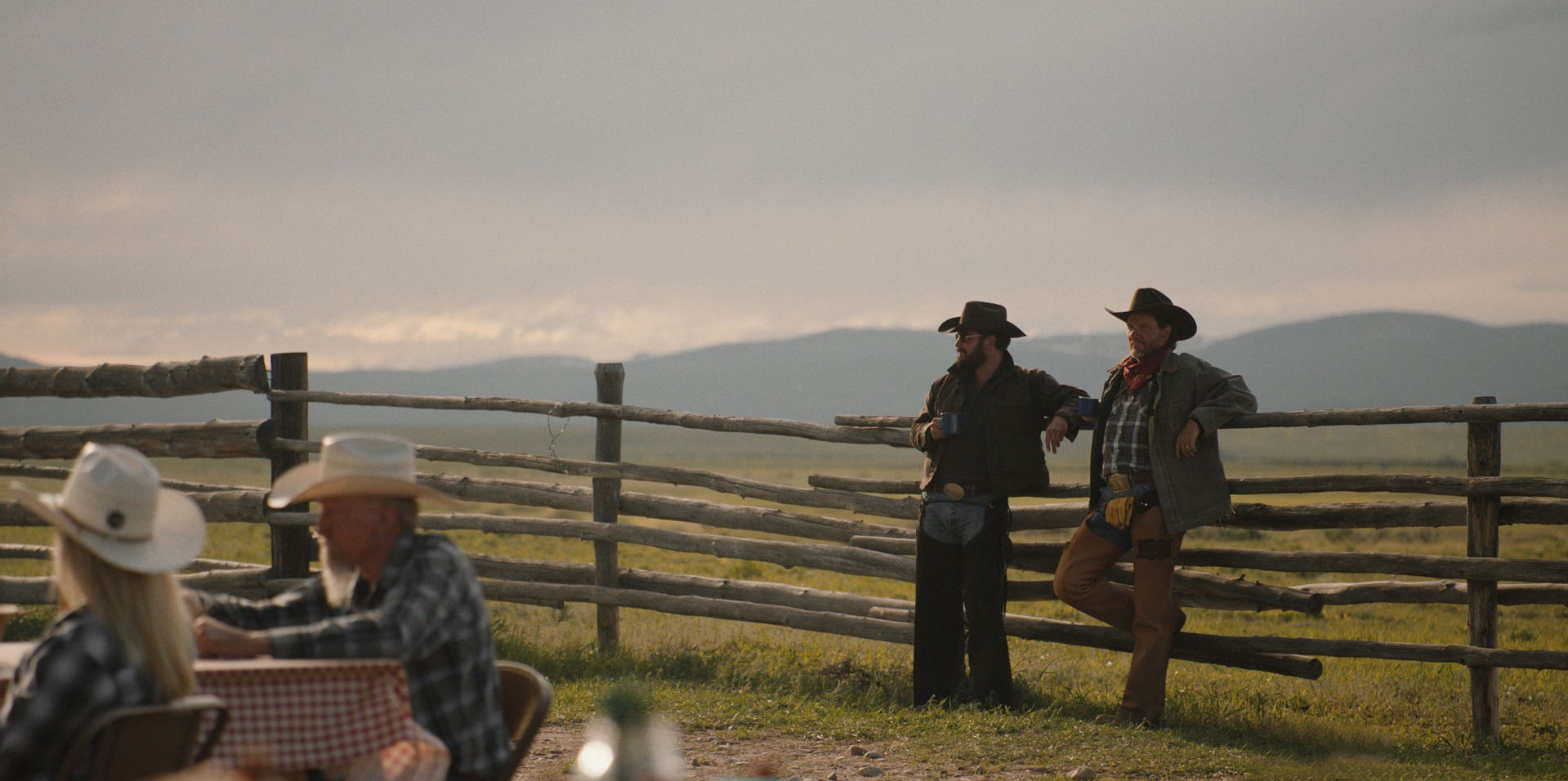 actors on Yellowstone set