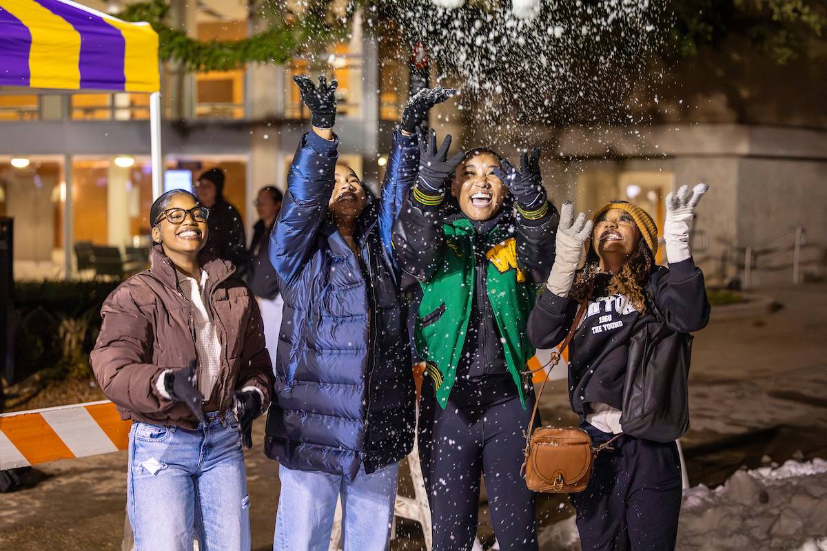 Students celebrate winter at the 2025 Holiday on Campus