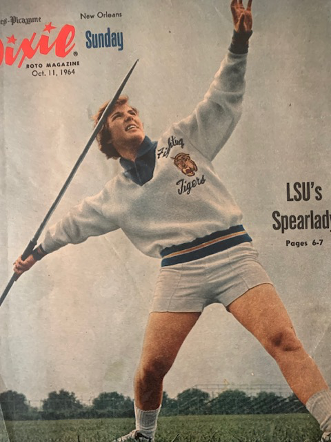 Lurline Hamilton on the cover of a Times Picayune magazine