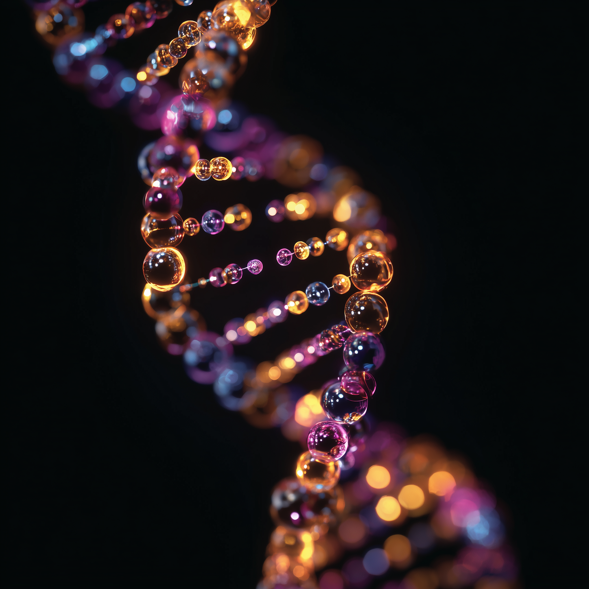 Artistic representation of dna 