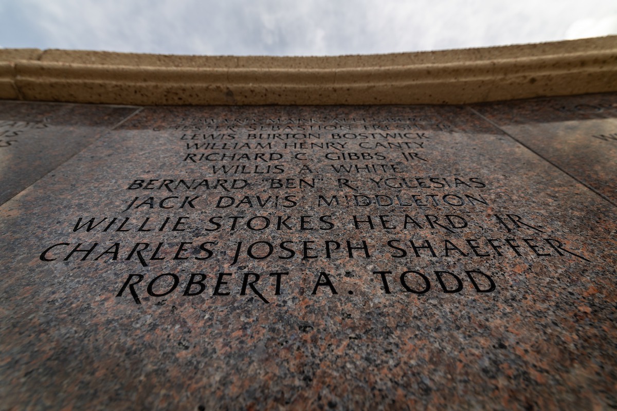 The names of LSU alumni killed in World War II