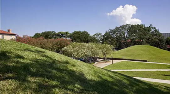 LSU campus mounds LSU campus mounds