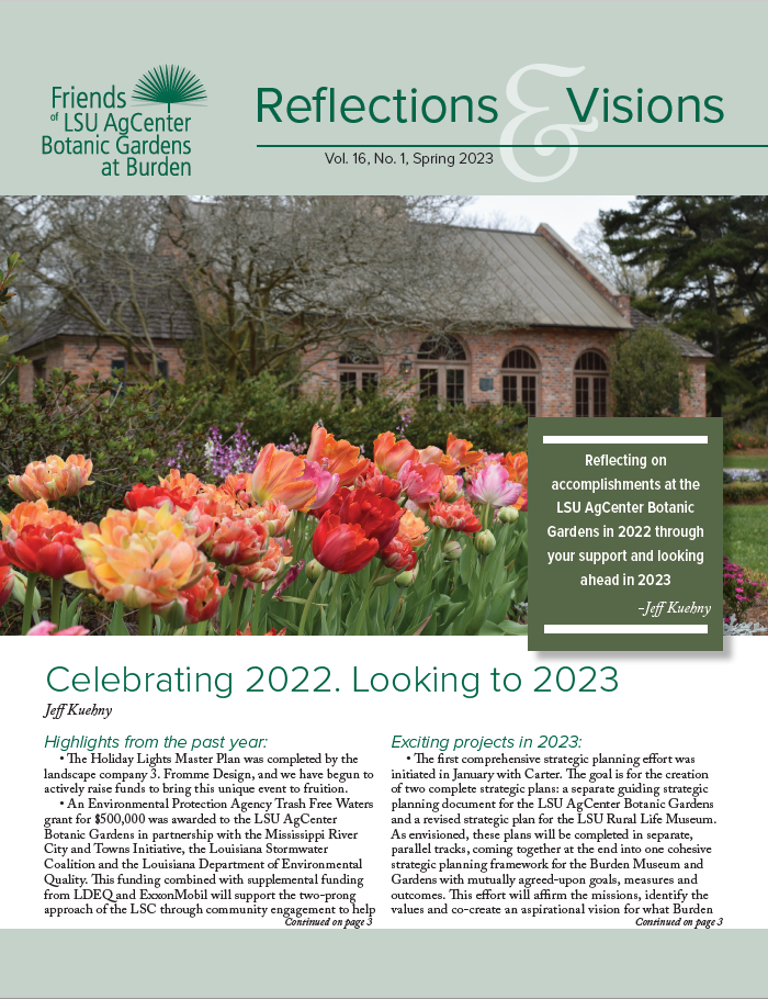 Spring 2023 newsletter cover