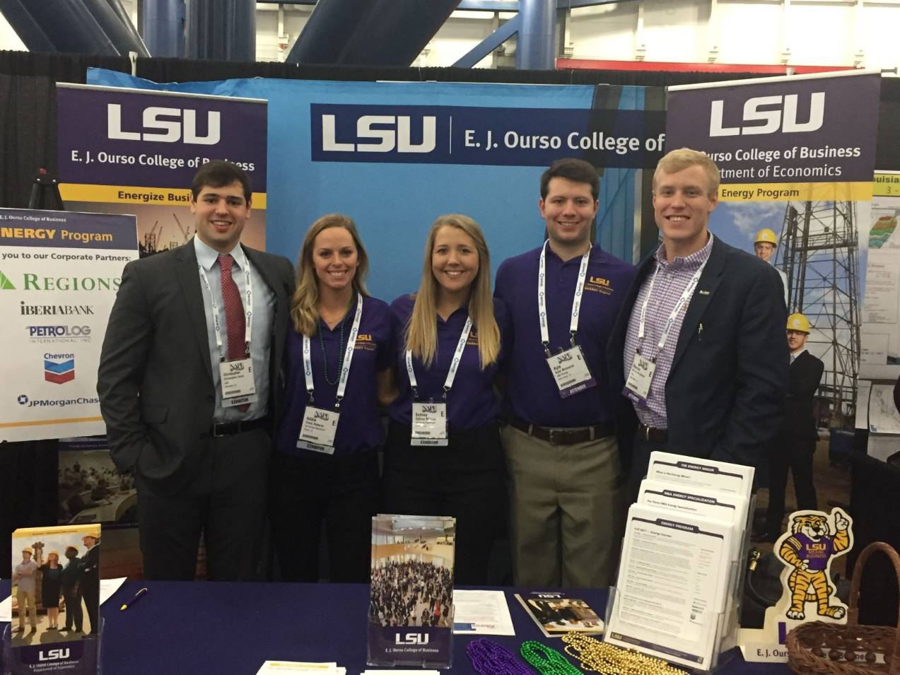 five students respresent LSU at NAPE Conference