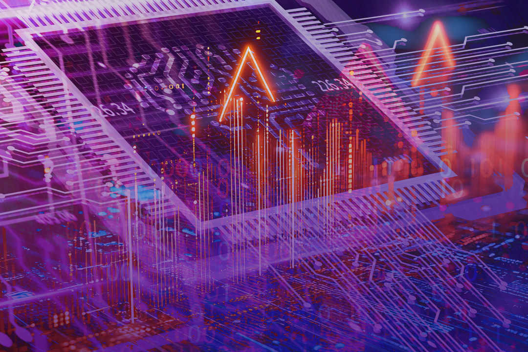 AI in Action background graphic