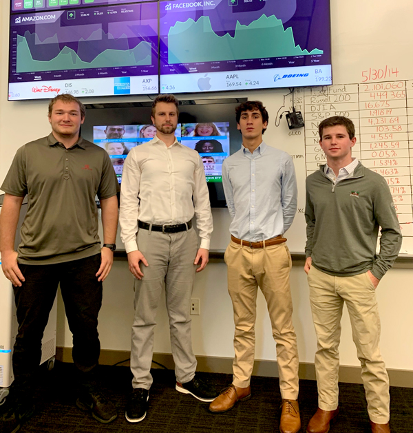 LSU team for 2021 Bloomberg Trading Challenge