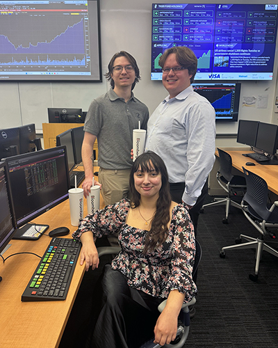 Bloomberg team in the SMART Lab