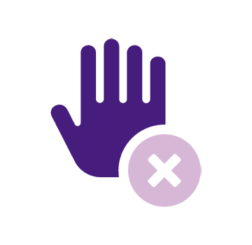 hand signaling stop