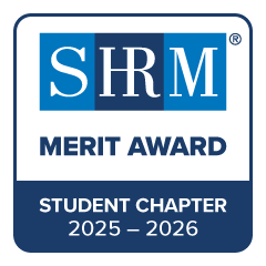 SHRM Merit Award 2025-26 promotional graphic in blue