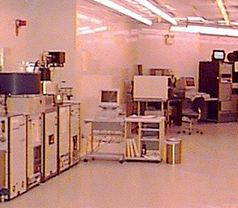 A photograph of the CAMD cleanroom
