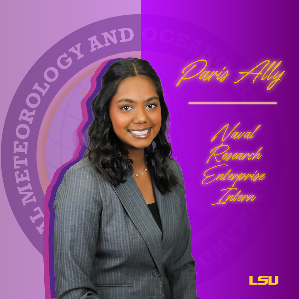 Paris Ally, Naval Research Enterprise Intern