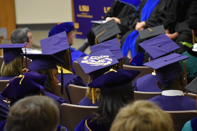 Bedazzled graduation cap