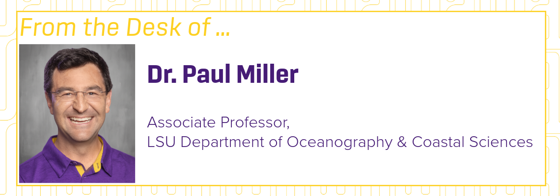 From the Desk of Dr. Paul Miller