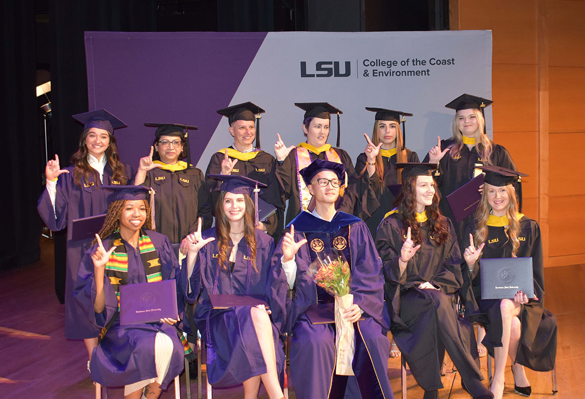 A group of graduates