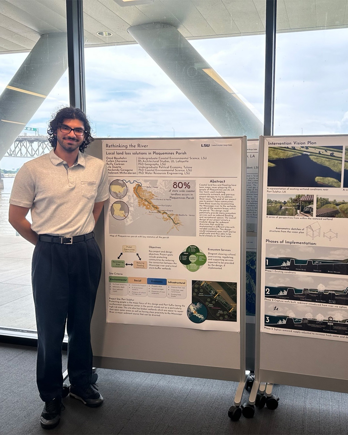 Coastal Environmental Sciences student interns at the Coastal Ecosystem Design Studio