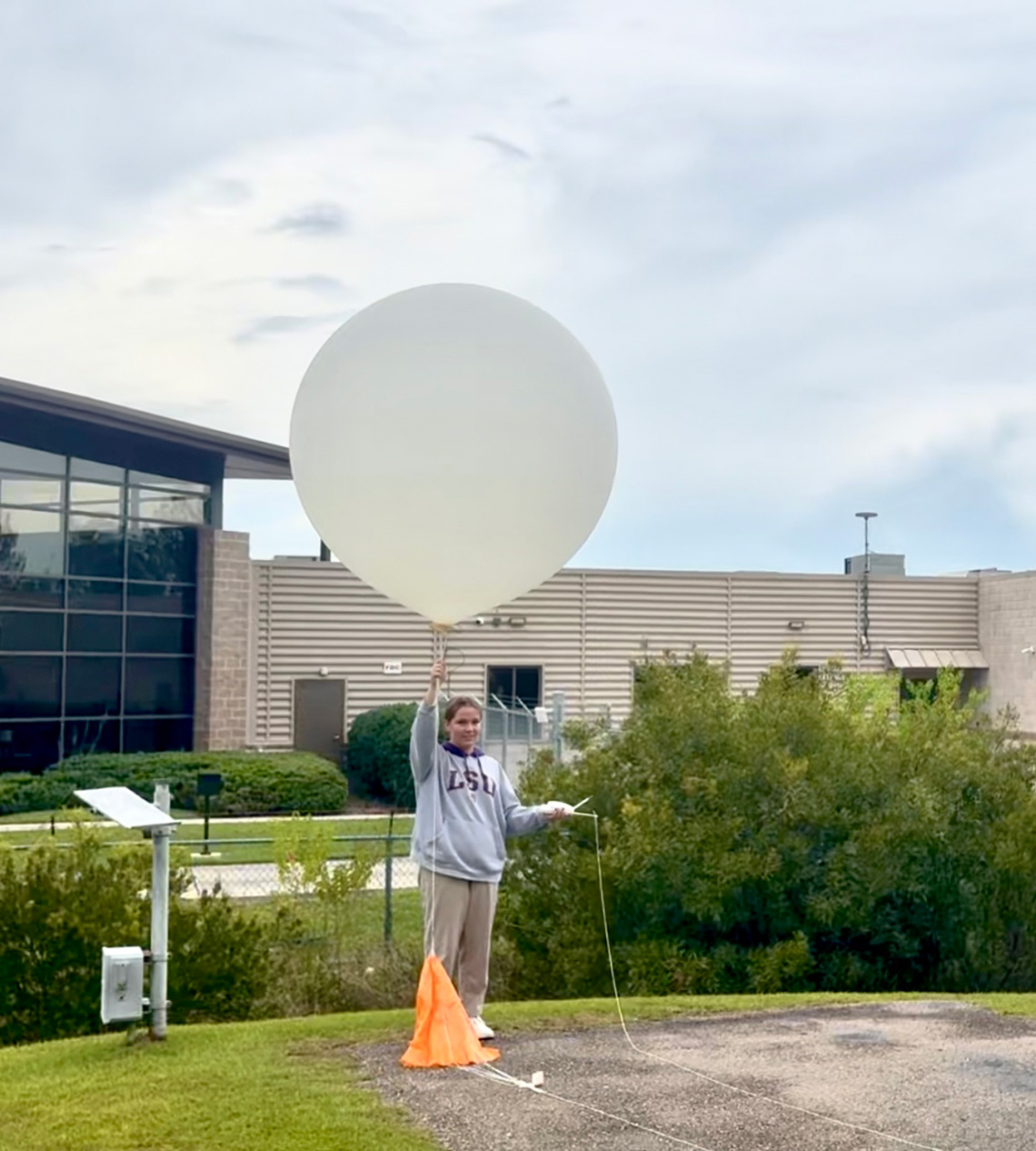 Emma Ryan Coastal Environmental Sciences student interns at the National Weather Service