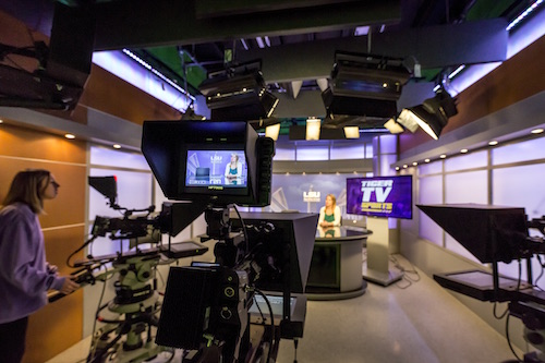 broadcast journalism student