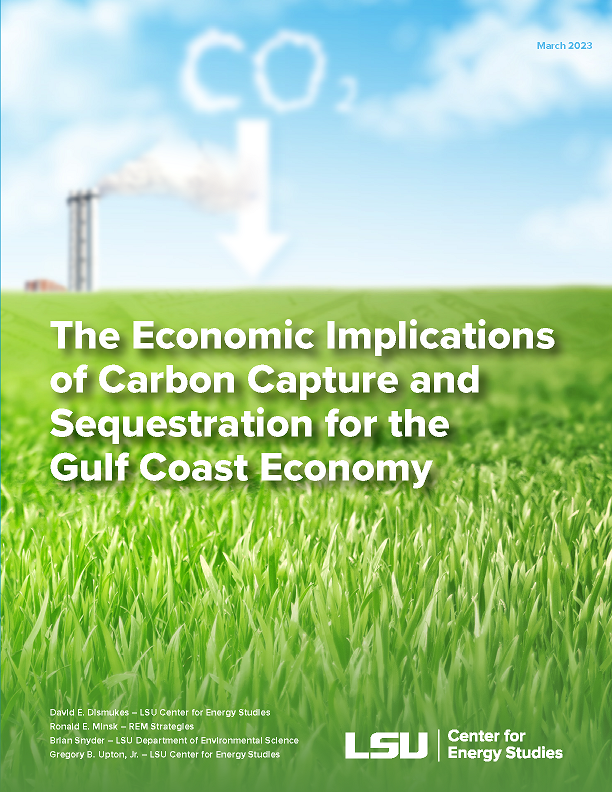 report cover showing emissions, green grass, blue sky