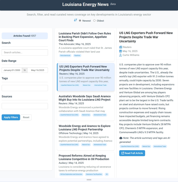 LA Energy News