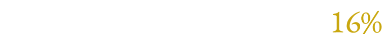  16%