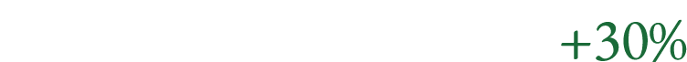  +30%