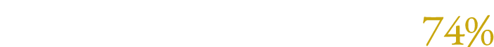  74%