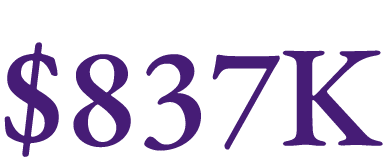 $837K