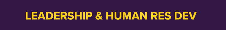 leadership & Human Res dev