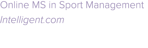 Online MS in Sport Management Intelligent.com
