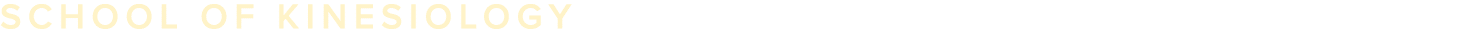 school of kinesiology