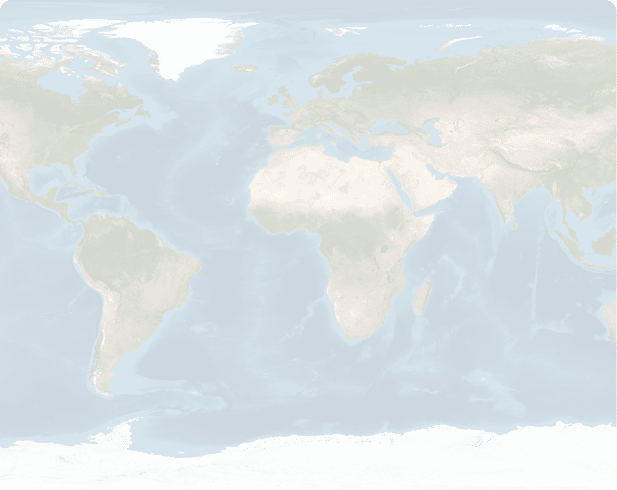 A detailed satellite view of the world map showing continents, oceans, and geographic features with natural colors. Description generated by AI