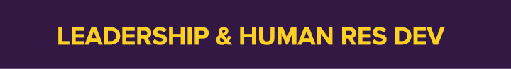 leadership & Human Res dev