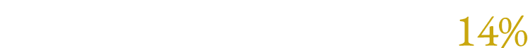  14%