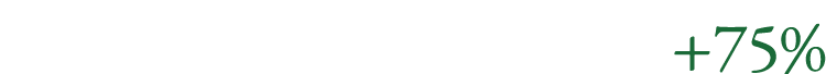  +75%